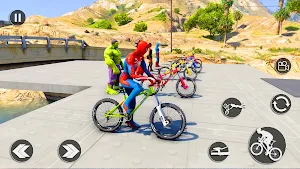 BMX Cycle Race Superhero Games Screenshot 3