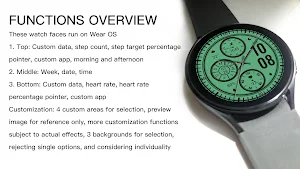 Solid Dark Green For Wear OS Screenshot 3