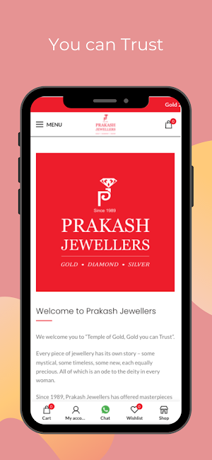 Prakash Jewellers Screenshot 1