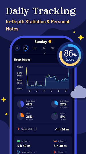 Sleep Tracker & Sleep Recorder Screenshot 1