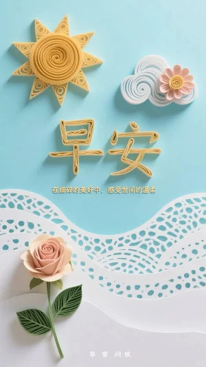 早安：早安问候图 一键发送亲朋好友 Screenshot 1