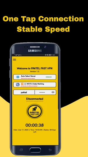 PAKTEL FAST VPN Screenshot 1