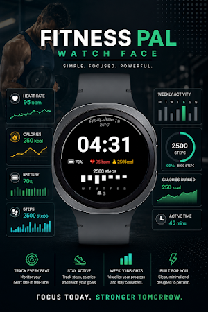 Fitness Pal Watch Face Screenshot 2