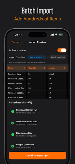 Smart Packer: 3D Cargo Planner Screenshot 1
