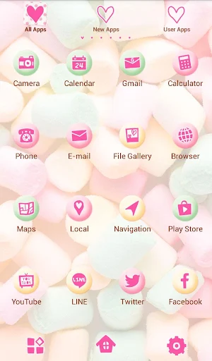 Wallpaper-Pastel Marshmallows- Screenshot 2
