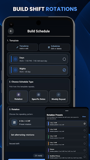 DutyWire Police Shift Calendar Screenshot 0