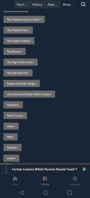 Roman Catholic Audiobooks Screenshot 2