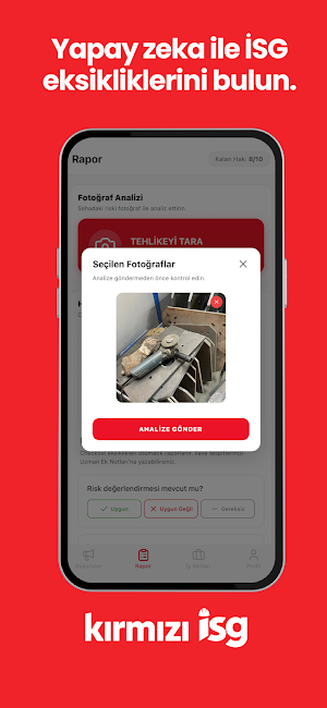 Kırmızı İSG App Screenshot 2