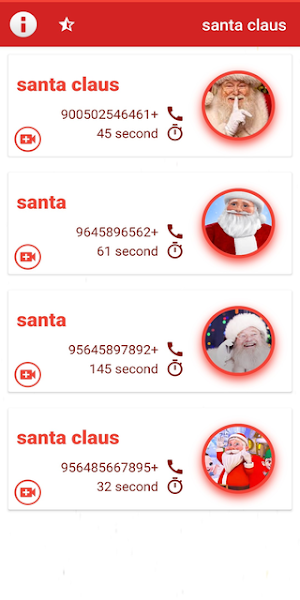 (Santa claus - video call with santa claus (prank Screenshot 1