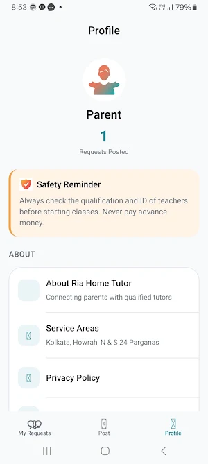 Ria Home Tutor Screenshot 0