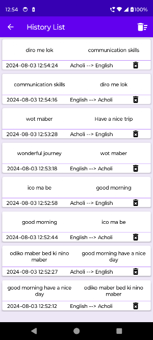 English To Acholi Translator Screenshot 2