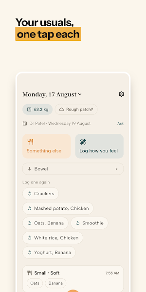 GastroLog: FODMAP & IBS Diary Screenshot 1