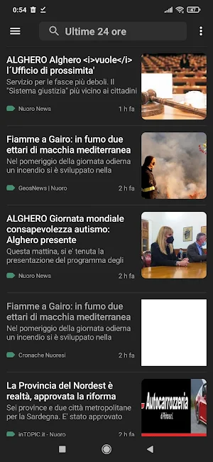 Nuoro notizie Screenshot 2