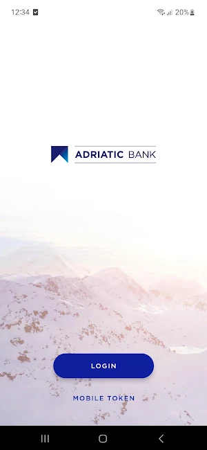 Adriatic mBanking Montenegro Screenshot 0