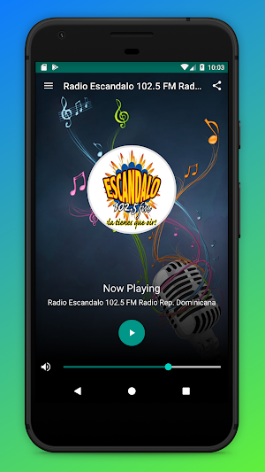 Escandalo 102.5 FM Radio App Screenshot 0