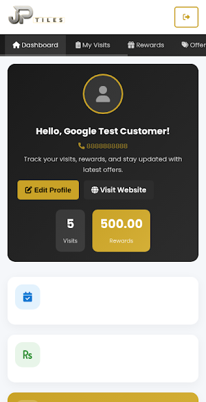 JP Tiles CRM Screenshot 3