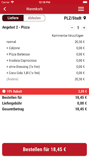 Pizzeria Rustica Screenshot 1