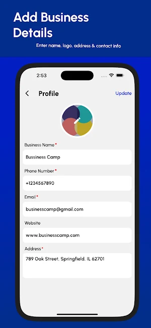 Letterhead Maker App Screenshot 2
