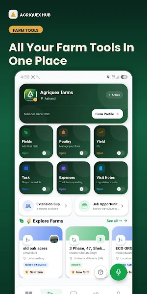 Agriquex Hub Screenshot 1