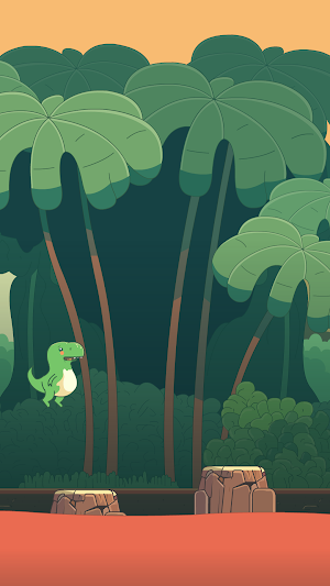Dino T-Rex Endless Runner Game Screenshot 2