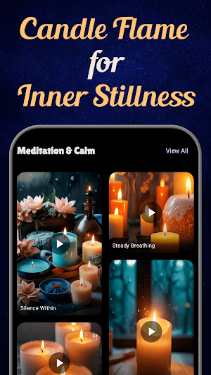 Candle Flame Meditation Relax Screenshot 3
