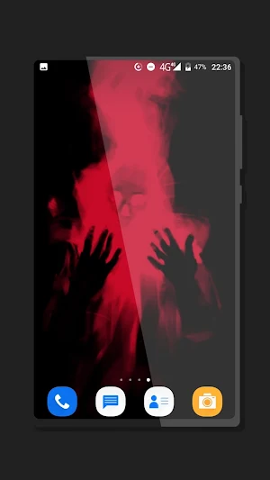 Black & Red Wallpaper Screenshot 0