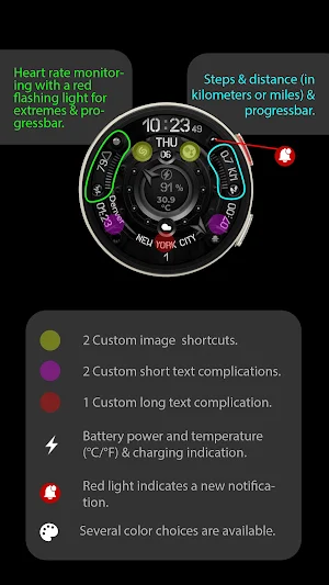 Watch Face CUE143 Screenshot 1
