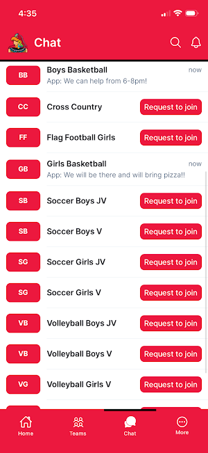 Guadalupe Aztecs Athletics Screenshot 2