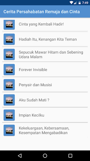 Cerita Persabahatan Remaja dan Cinta Screenshot 2