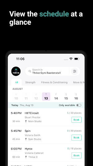 Thrive Gym Screenshot 2