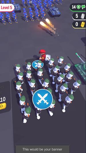 War island Warfare 3D GunsLand Screenshot 1