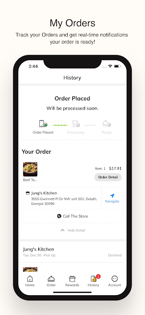 Jung's Kitchen Screenshot 2