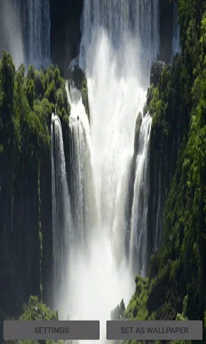 Hilly Waterfall Live Wallpaper Screenshot 2