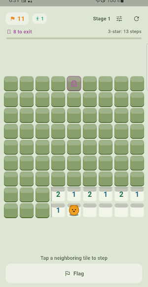 MineStep - Minesweeper Walk Screenshot 1