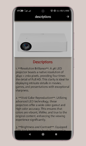 led 4k projector guide Screenshot 2