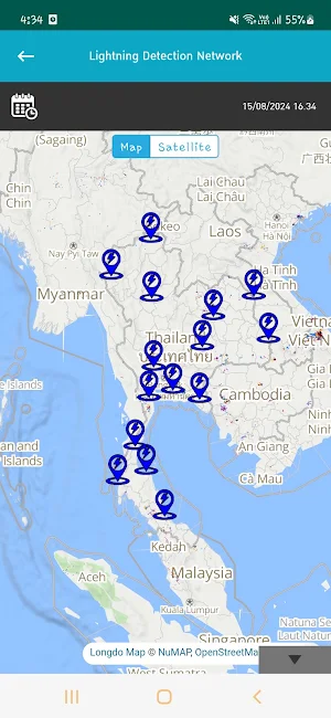 TMD Lightning warning system Screenshot 1