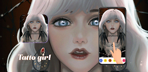 Tatto Girl:Color Master by Number Coloring Book Screenshot 2