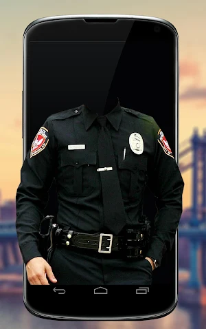 Police Suit Camera Screenshot 2