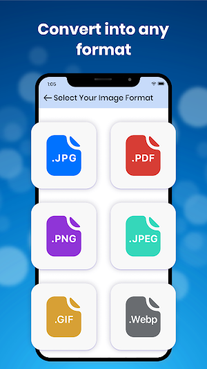 JPG Converter Image - PNG/JPEG Screenshot 1