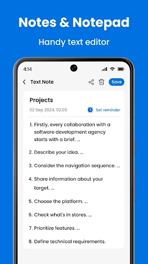 Notepad - Notes and Lists Screenshot 2