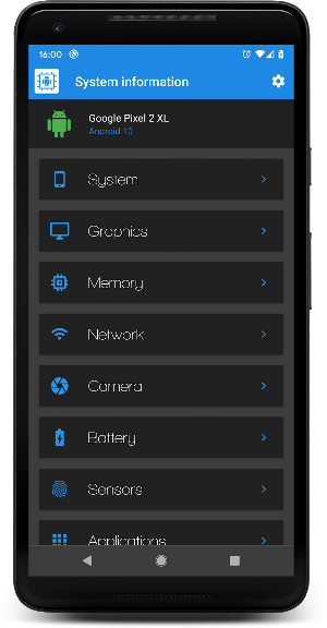 SYSTEM INFORMATION Screenshot 0