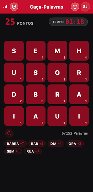 Caça-Palavras Screenshot 1