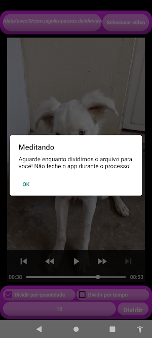 Dividir Vídeos Screenshot 2