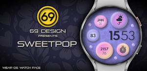 [69D] SweetPop Color WatchFace Screenshot 0