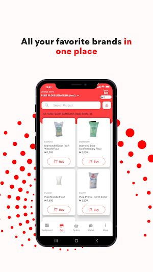 Pure Flour distributor Store Screenshot 2