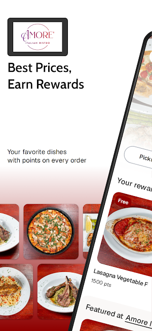 Amore Italian Bistro Screenshot 0