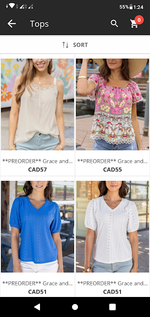 Glamour and Lace Boutique Screenshot 2