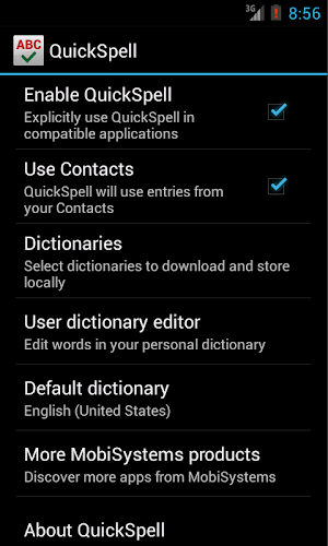 OfficeSuite QuickSpell Screenshot 1
