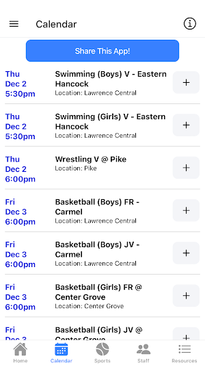 Lawrence Central Athletics IN Screenshot 2
