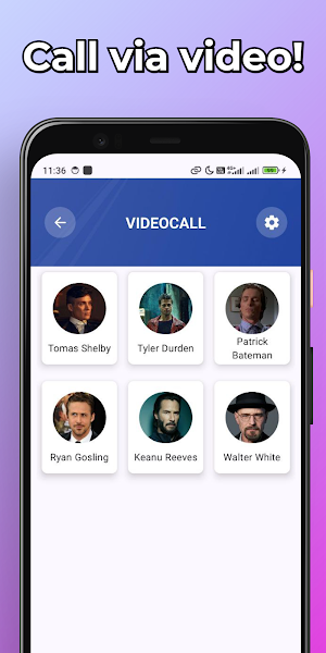 Sigma Characters: Fake Call Screenshot 1